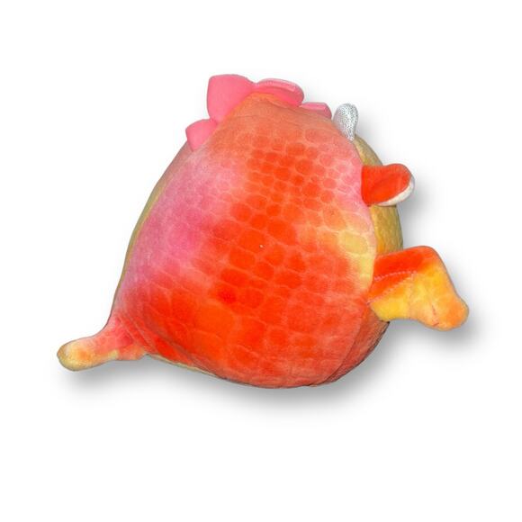 Squishmallows Plush Dragon Celestina KellyToy Eyes Nursery Decor Pink Tie Dye 8" - Picture 5 of 12